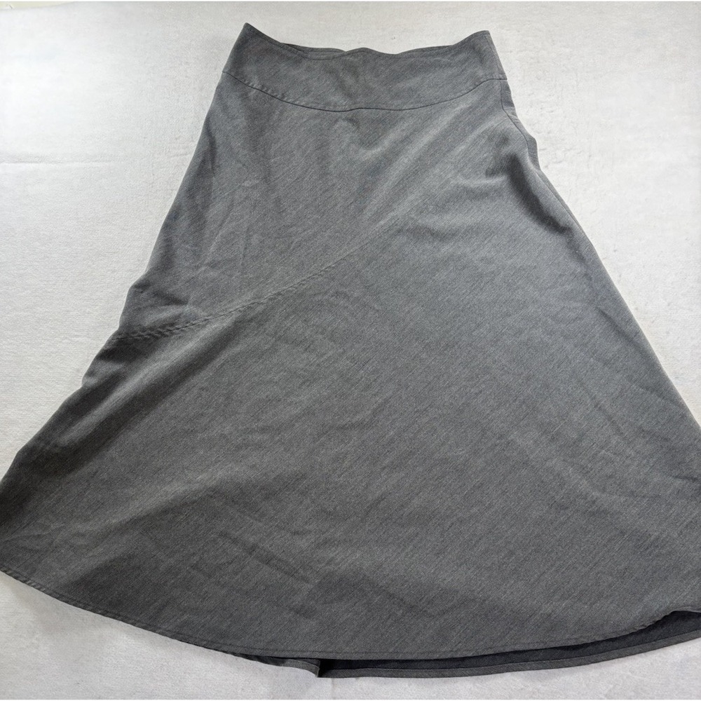 East 5th Womens Preppy Gray A-Line‎ Old Money Maxi Skirt Size 6 Academia